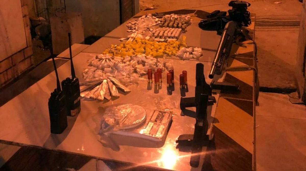 Material apreendido na ação - Divulgação / Polícia Militar