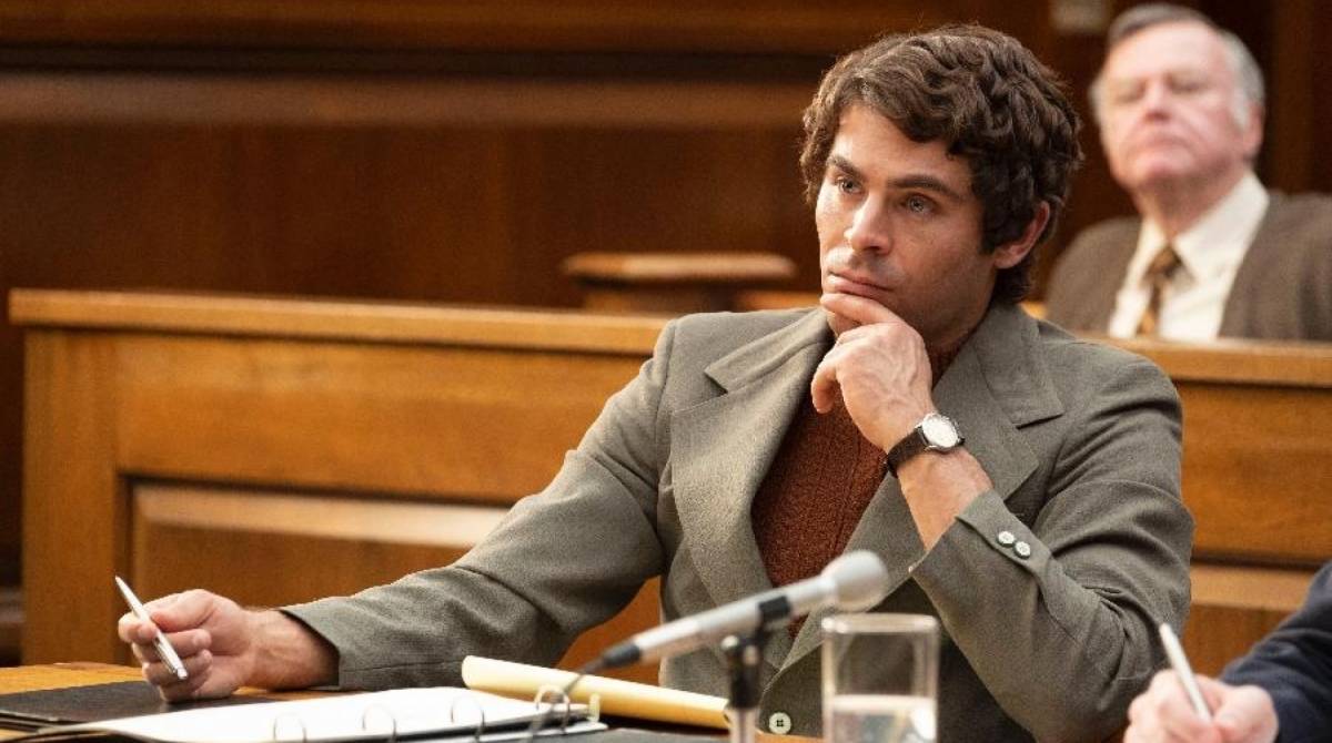 Zac Efron em cena de 'Ted Bundy: A Irresistível Face do Mal'