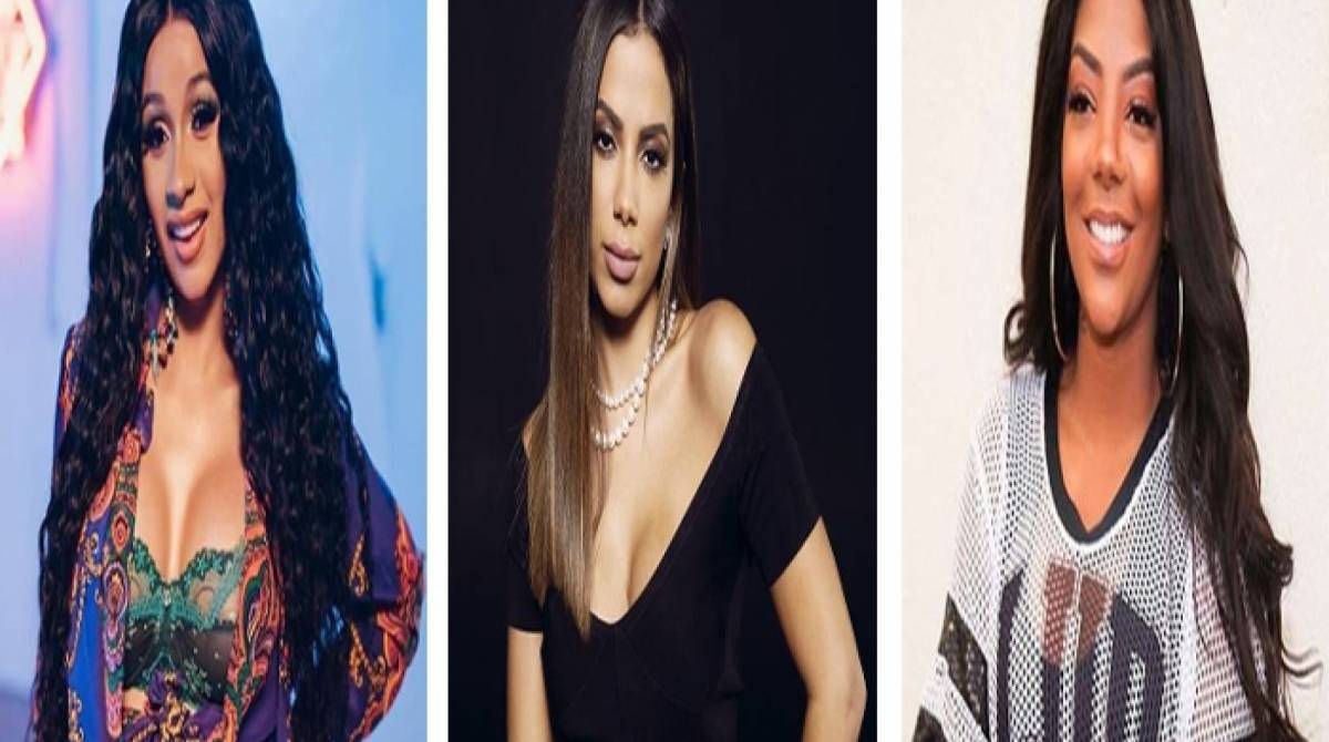 Card B, Anitta e Ludmilla - Reprodução Facebook/Divulgação