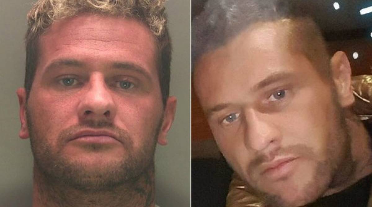 Stephen Murphy na foto divulgada pela polícia (à esquerda) e na que ele sugeriu - Lincolnshire Police e Stephen Murphy/Facebook