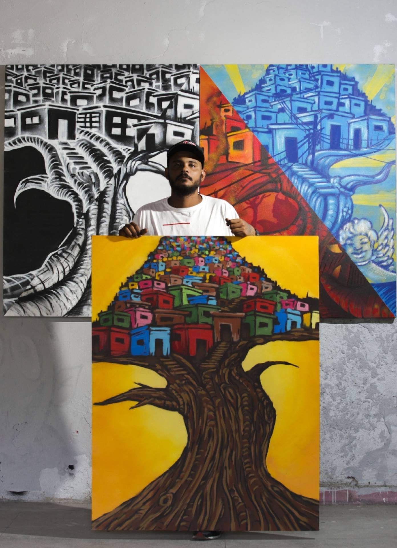 Rio, 26/07/2019 - Museu do grasffiti, Pavuna zona norte do Rio. Na foto Rafael Araujo. Foto: Ricardo Cassiano/Agencia O Dia