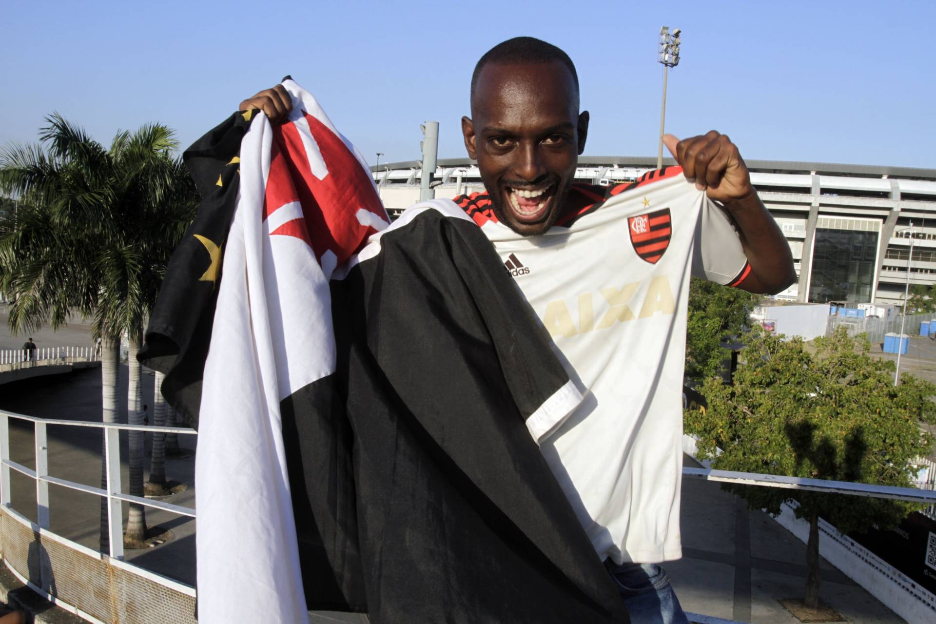 Rio,26/07/2019 - MARACANÃ-Torcedores do Flamengo vão torcer para o Vasco ganhar do Palmeiras no próximi Sábado pelo Campeonato Brasileiro. Na foto, Bruno Silva .Foto: Cléber Mendes/Agência O Dia - Cléber Mendes