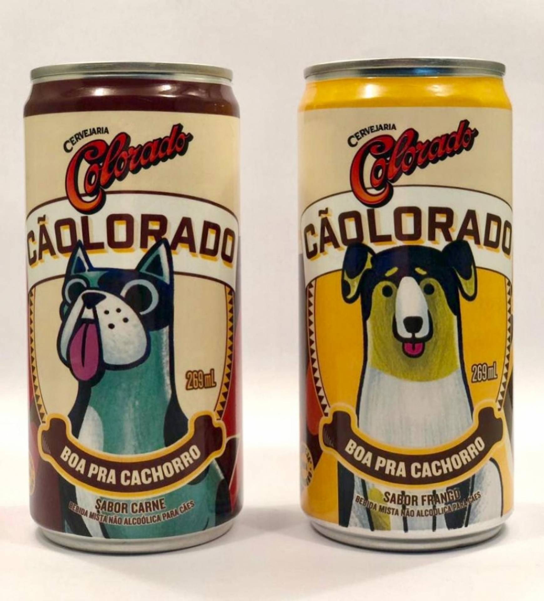Cervejaria Colorado lançou a bebida Cãolorado para cachorros