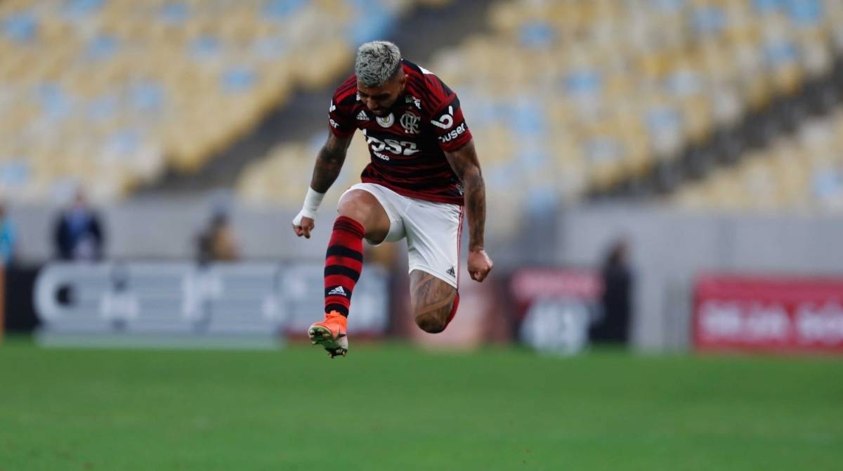 Rio, 28/07/2019, Flamengo x Botafogo, na foto gol do Gabigol, Foto de Gilvan de Souza / Agencia O Dia