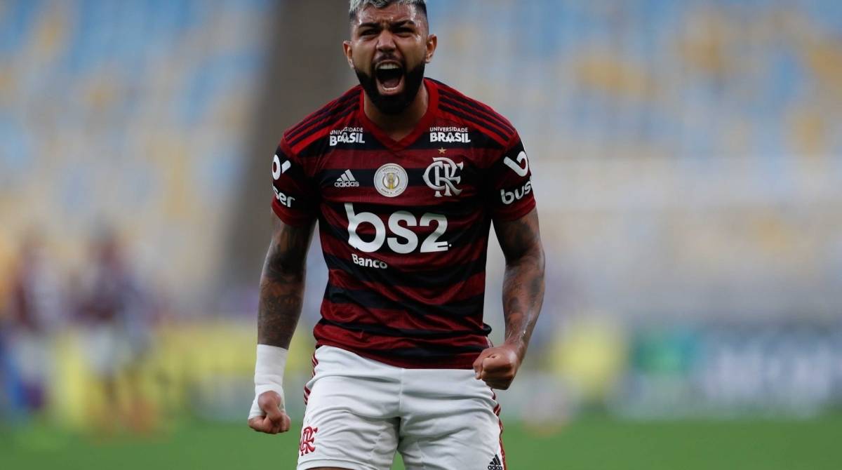 Gabigol, feliz no Flamengo - Gilvan de Souza 