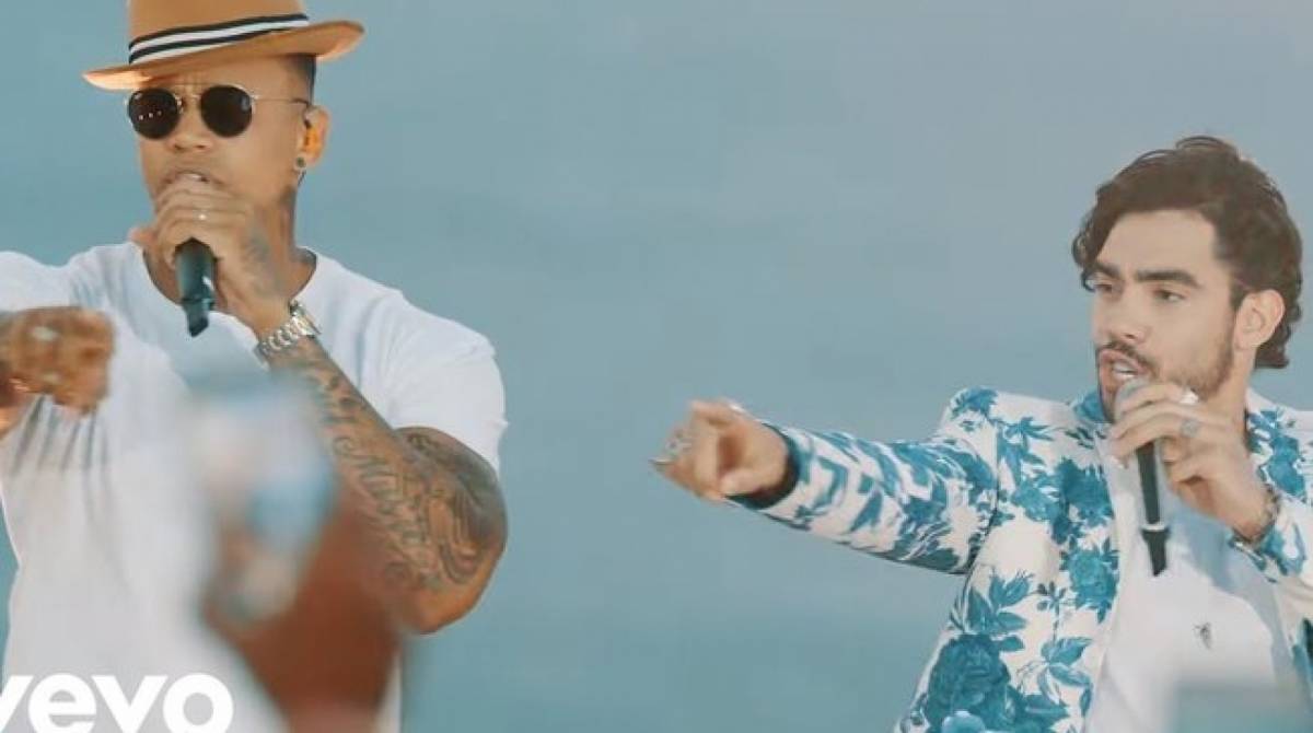 Léo Santana e Gabriel Diniz no clipe da música 'No Aquecimento' - Reprodução Vídeo 