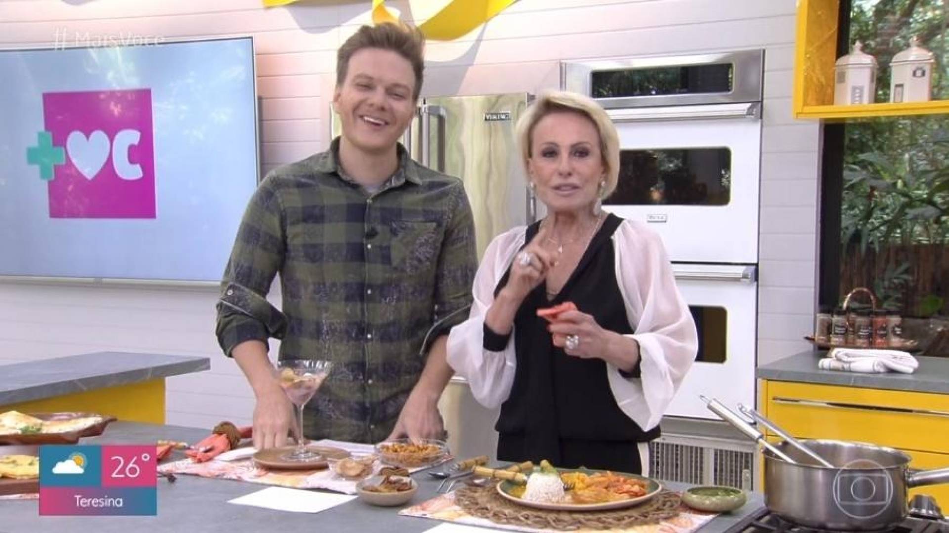 Michel Teló e Ana Maria Braga