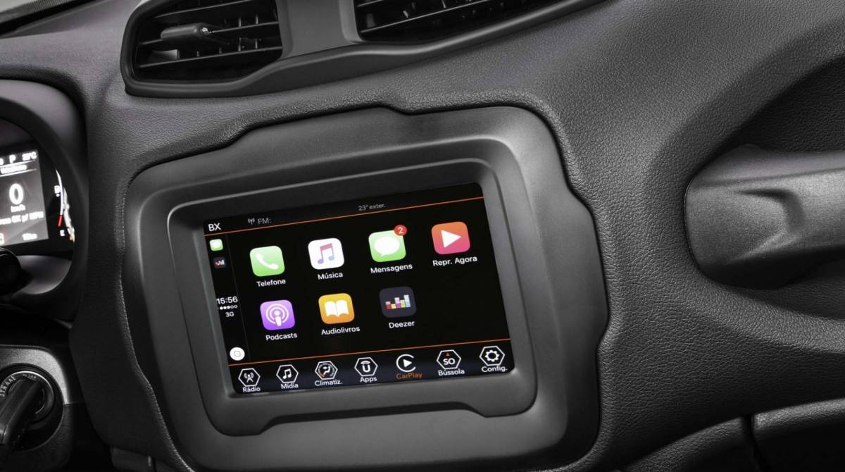 Pacote de opcionais Uconnect adiciona tela de sete polegadas