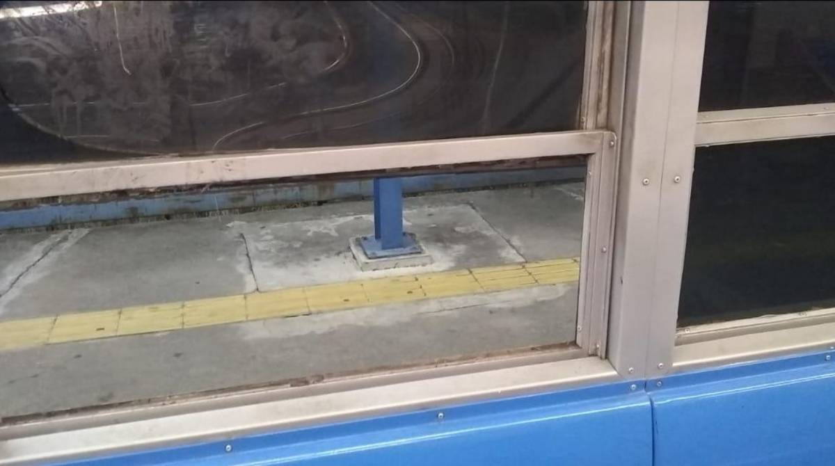 Torcedores vandalizaram trens da SuperVia após jogo do Flamengo contra o Emelec na quarta-feira - Divulgação