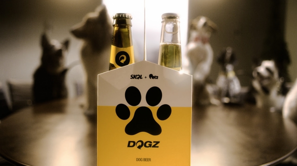 Dogz acaba de ser lançada e é vendida em pack com Skol