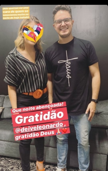 Lorena Improta e o pastor Deive Leonado - Reprodução de intenet