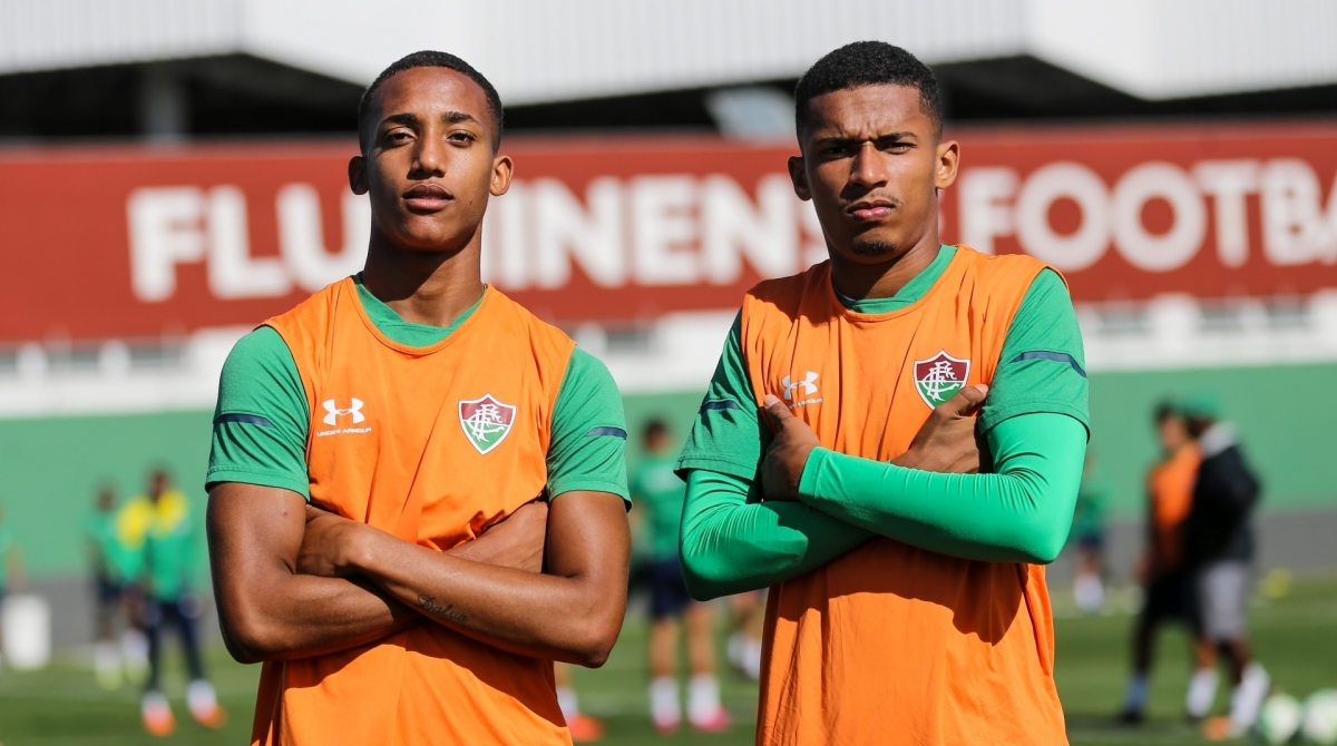 Xerém revelou o Casal sub-20, ambos com 18 anos. Já vendido ao Watford-ING antes de estrear, João Pedro teve início meteórico e fez oito gols em sete jogos, mas terminou em baixa. Já Marcos Paulo foi decisivo na luta contra o rebaixamento - LUCAS MERÇON / FLUMINENSE