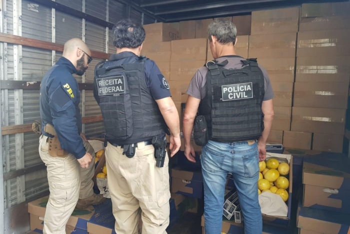 Nos Ãºltimos meses, aÃ§Ãµes coordenadas entre a PolÃ­cia Civil, a PRF e a Receita Federal apreenderam mais de 30.000.000 (trinta milhÃµes) de cigarros GIFT no Estado do Rio