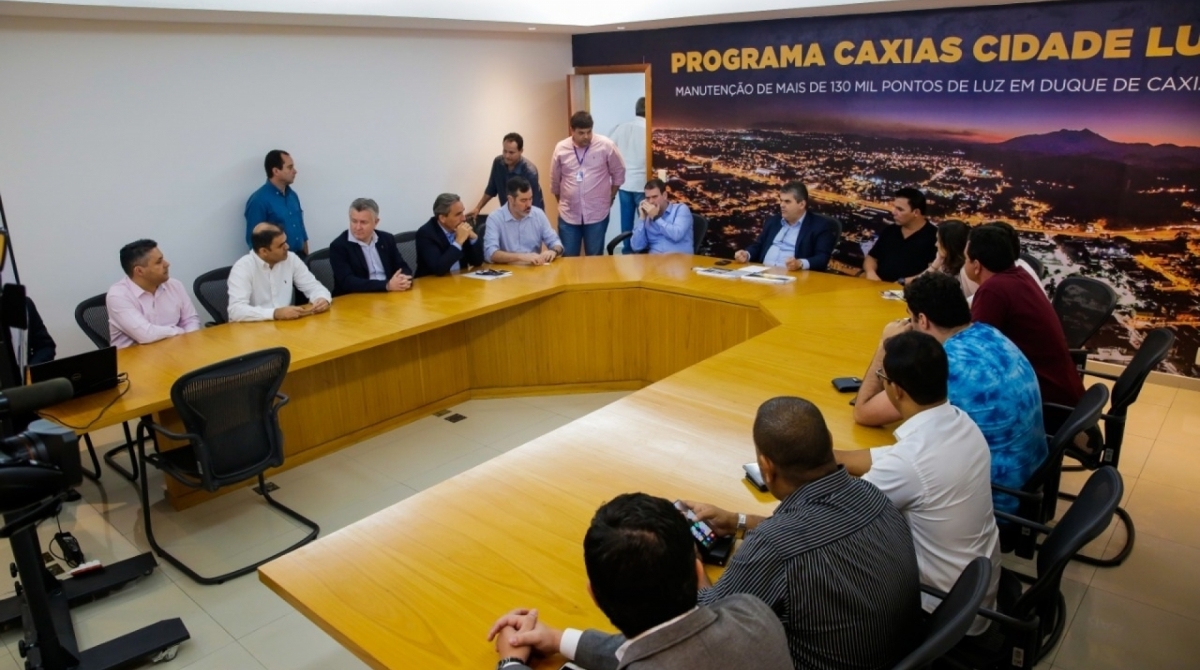 Empresários de vários setores se reuniram com o prefeito de Duque de Caxias 