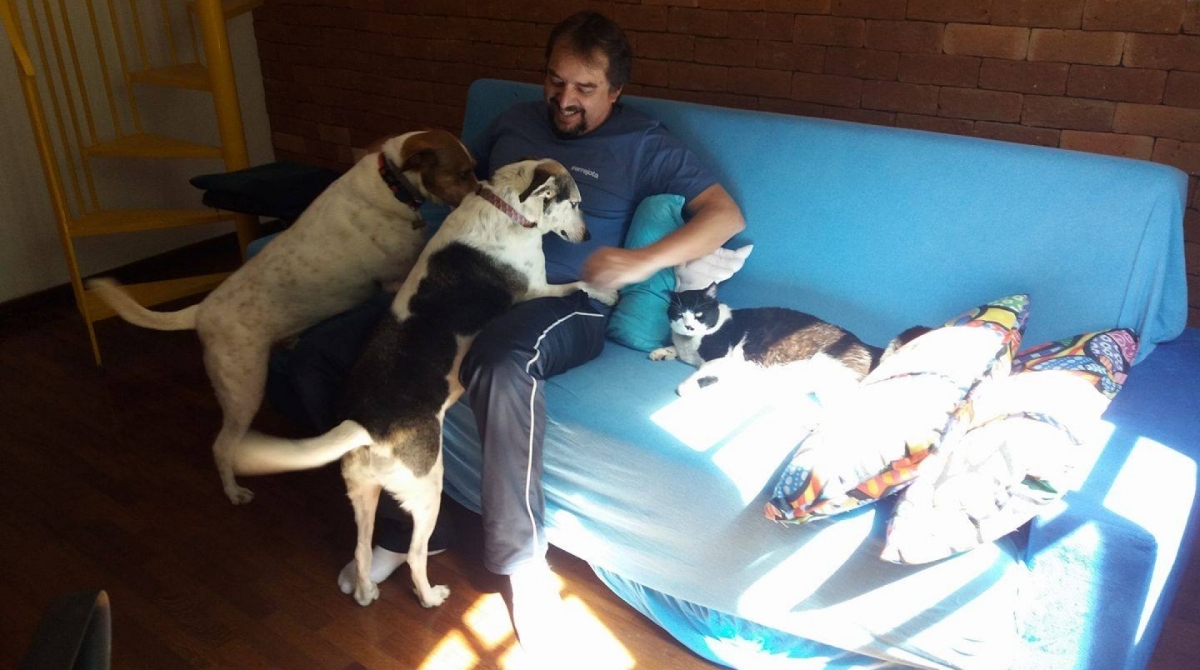 Humberto e Tobe  são inseparáveis