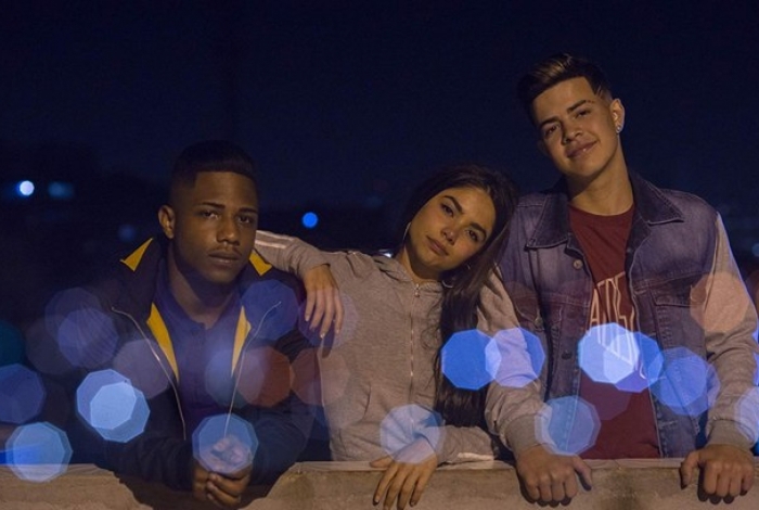 Christian Malheiros, Bruna Mascarenhas e MC Jottapê interpretam protagonistas de 'Sintonia' - Divulgação