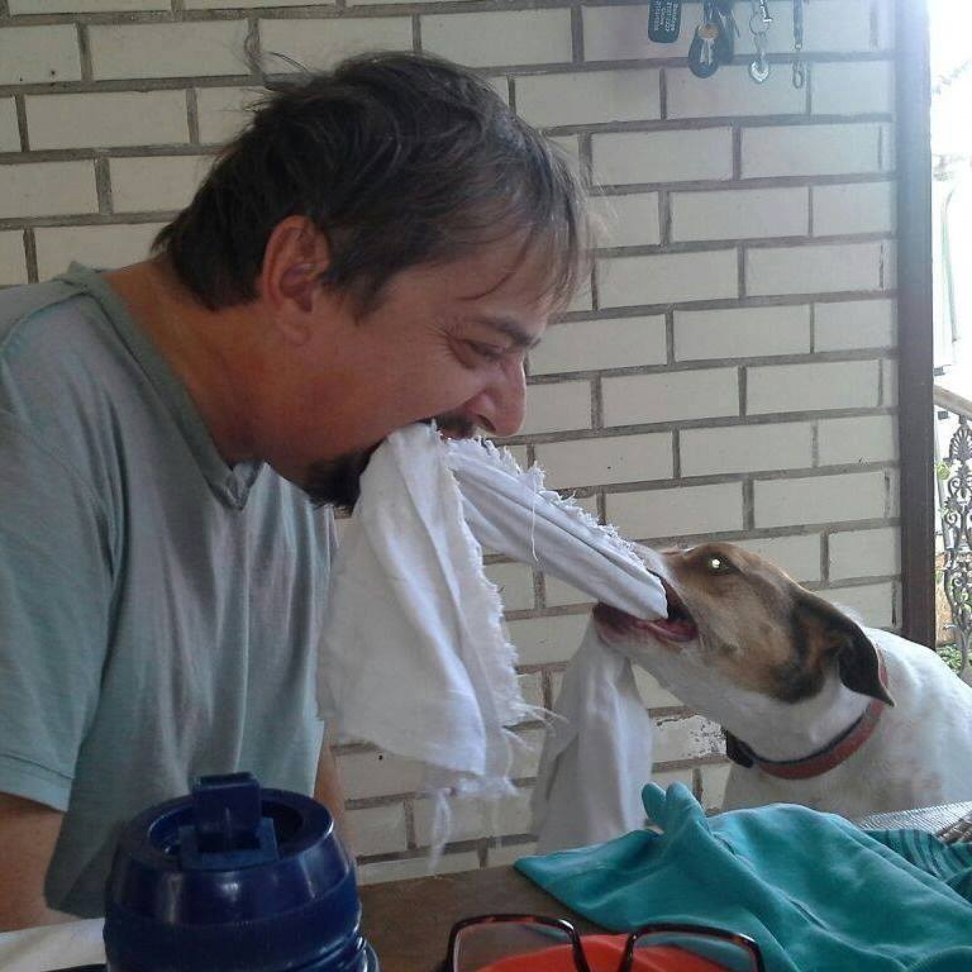 Humberto e Tobe  são inseparáveis