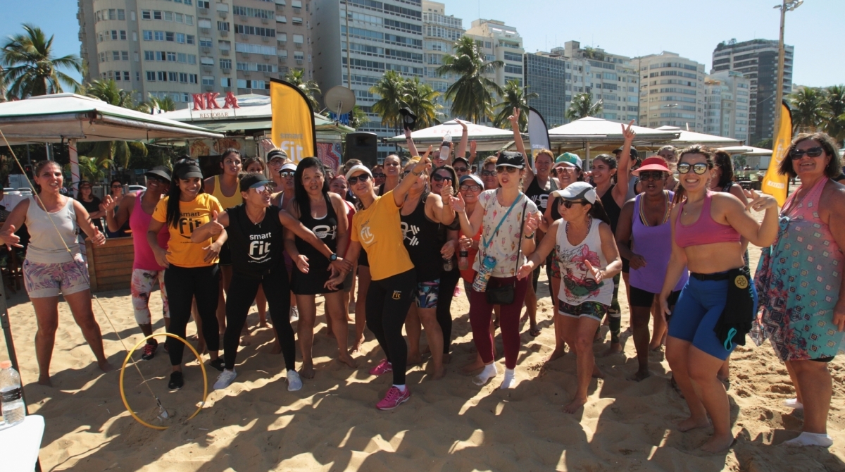 COMERCIAL - Smart Fit na Praia de Copacabana.