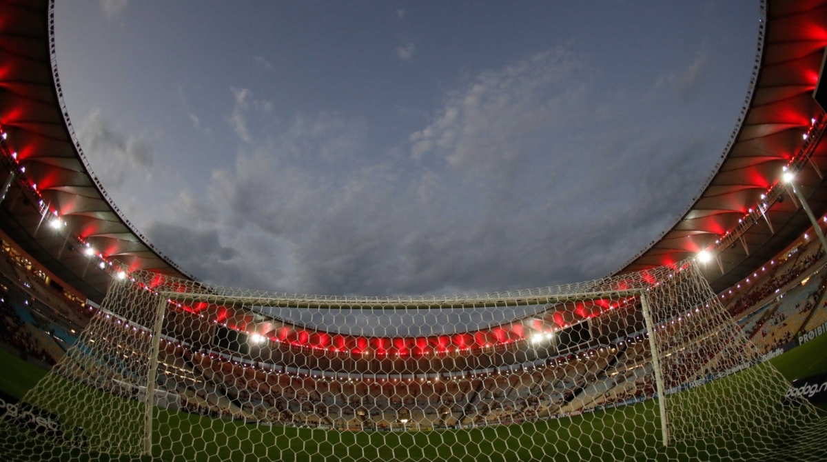 Partida entre as equipes de Flamengo x Grêmio, válida pela 14ª rodada do Campeonato Brasileiro, realizado no estádio do Maracanã na noite deste sábado(10). Foto: Gilvan de Souza/Agência O Dia
