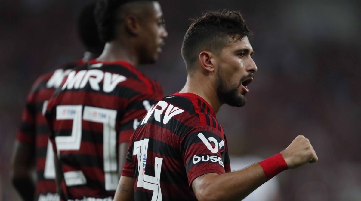 Partida entre as equipes de Flamengo x Grêmio, válido pela décima quarta rodada do Campeonato Brasileiro 2019, realizado  no estádio do Maracanã no Rio de Janeiro, neste sábado(10).