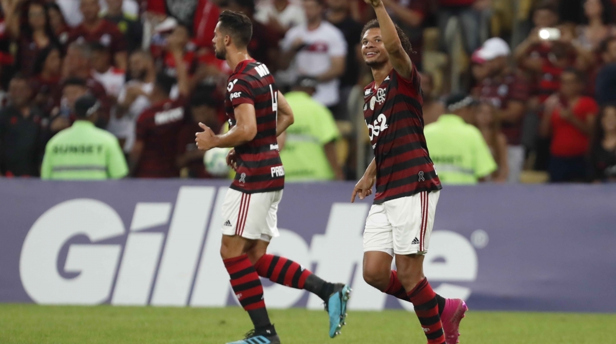 Partida entre as equipes de Flamengo x Grêmio, válido pela décima quarta rodada do Campeonato Brasileiro 2019, realizado  no estádio do Maracanã no Rio de Janeiro, neste sábado(10).