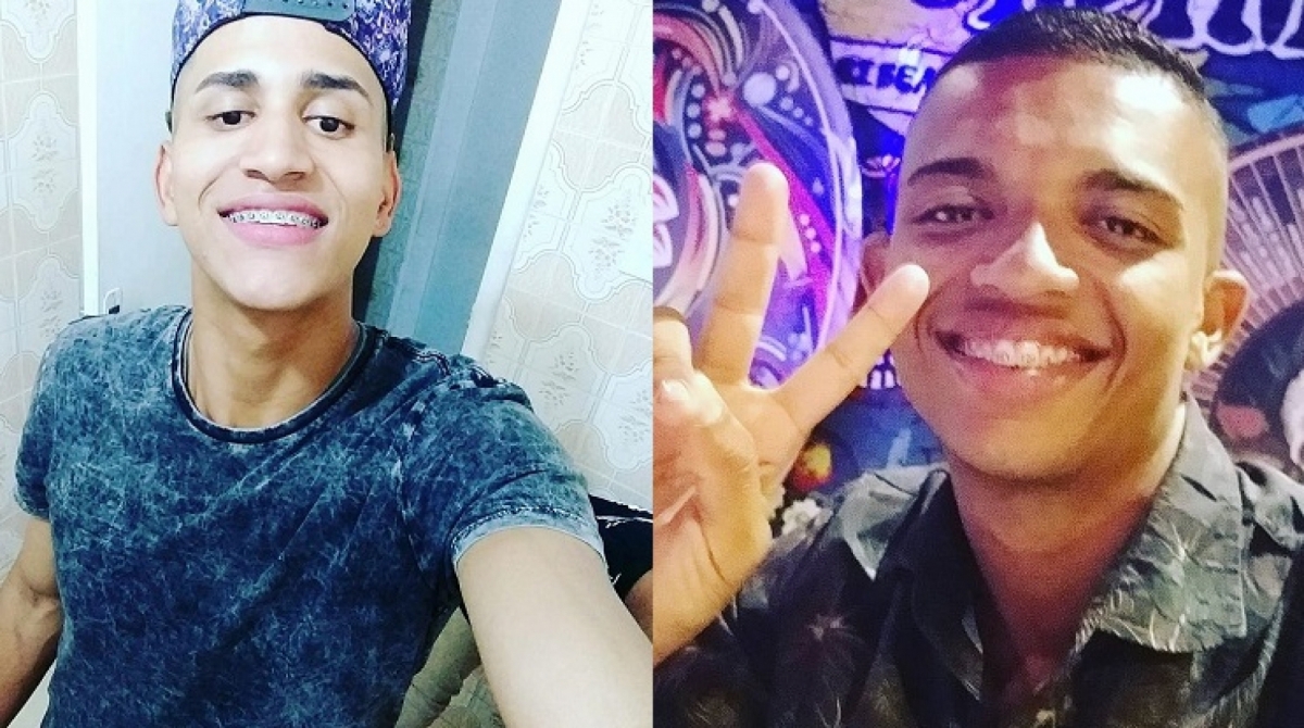 Tiago Freitas e Lucas Monteiro, mortos a tiros em uma festa em Água Santa, na Zona Norte - Reprodução Facebook