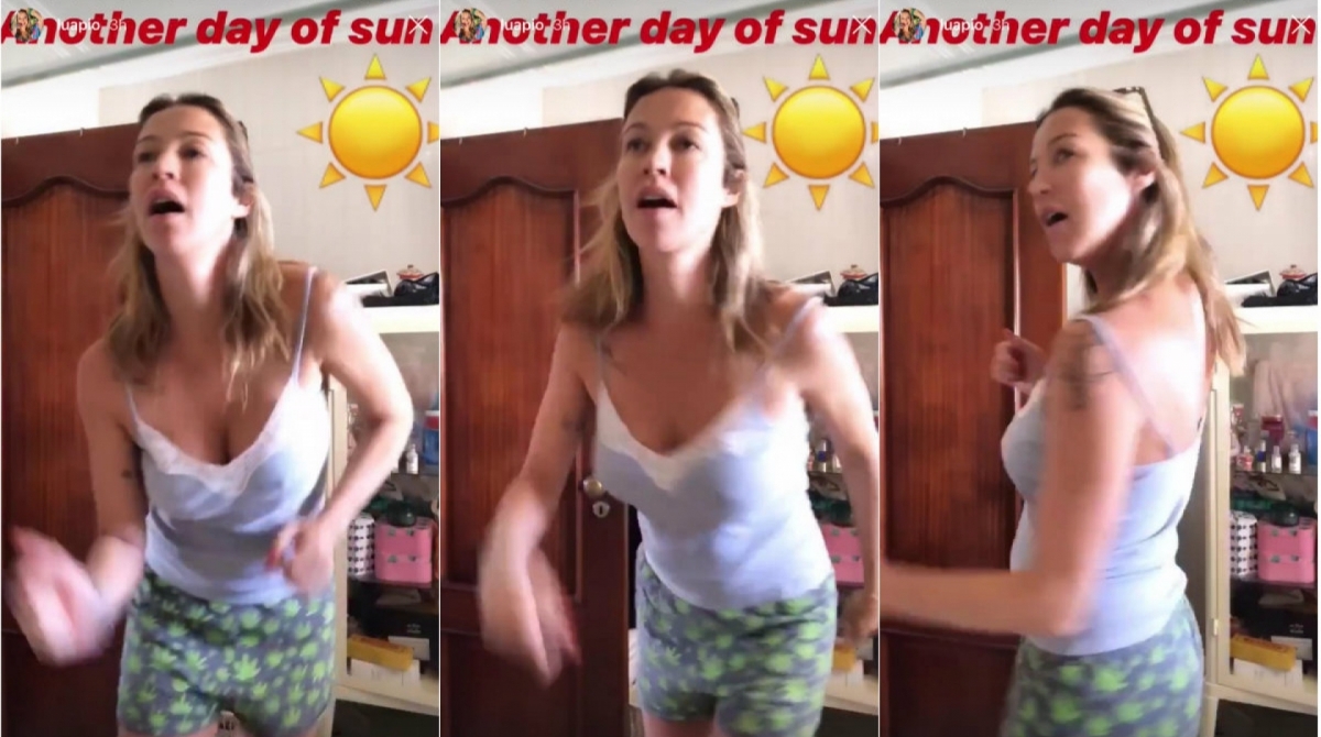 Luana Piovani postou stories dançando de pijama - Reprodução/Instagram