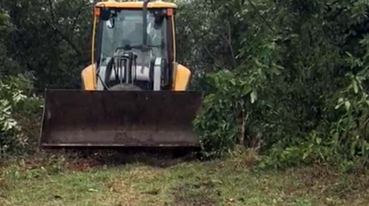 Cemitério clandestino fica no bairro Nova Aurora