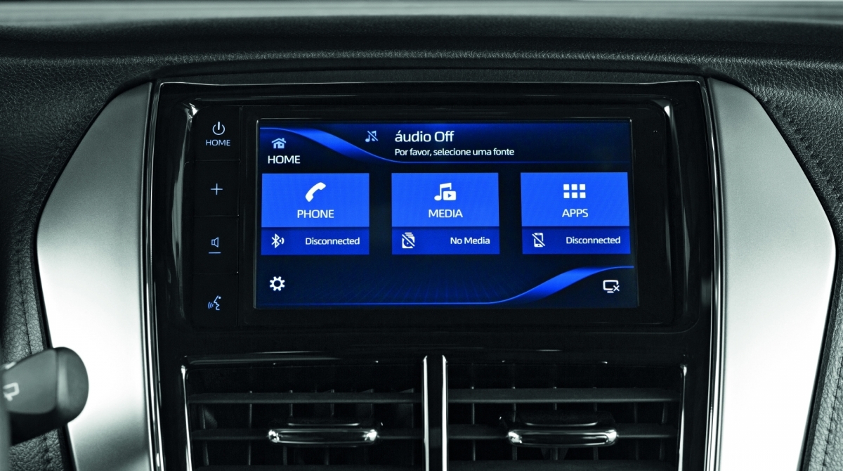 Linha 2020 do Yaris ganha multimídia capaz de espelhar celular
