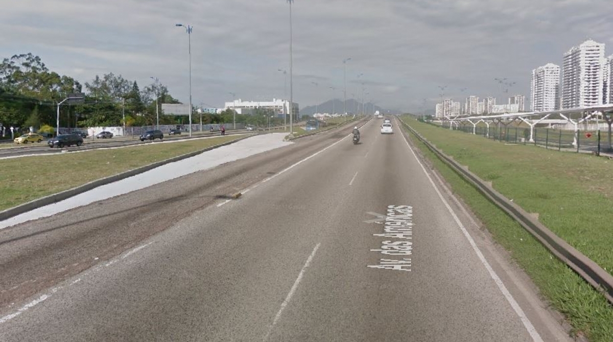 Ambas as ações aconteceram na Avenida das Américas - Reprodução / Google Street View