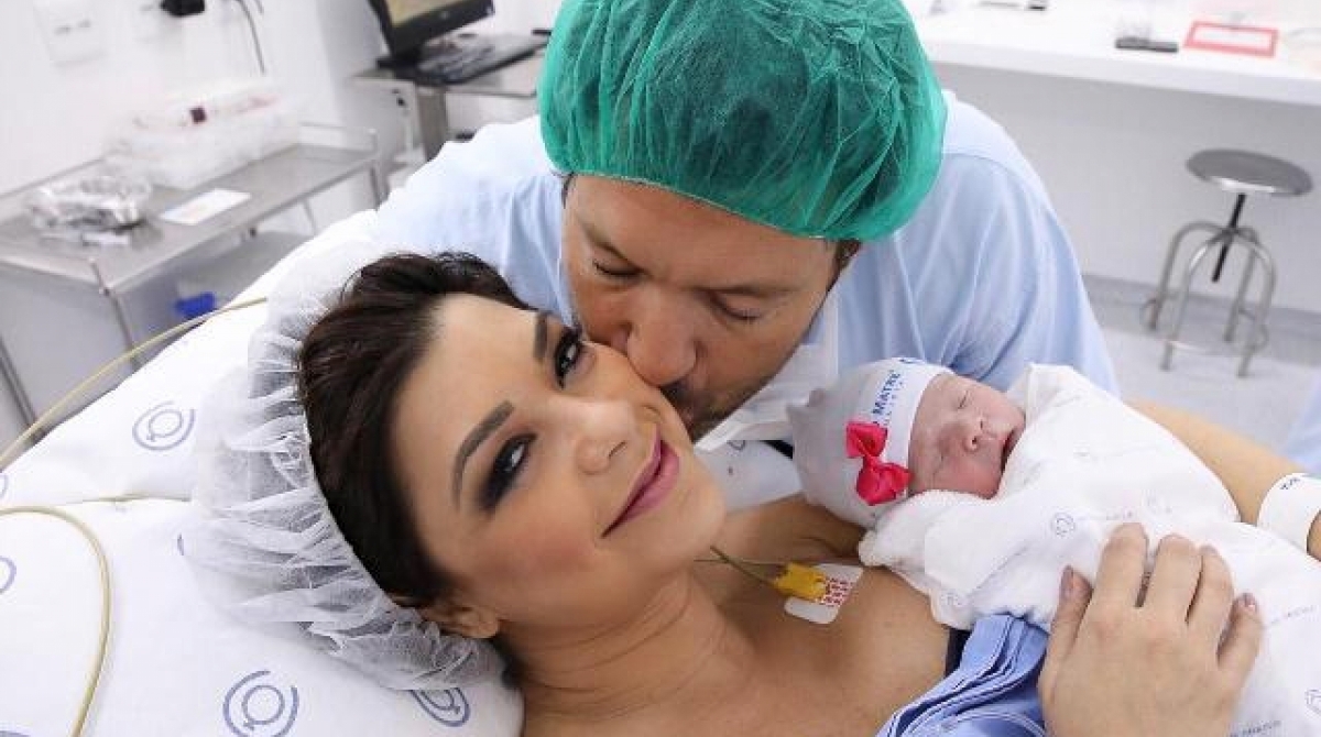 Nasce VitÃ³ria, a primeira filha de Amanda FranÃ§ozo - Thalita Castanha/DivulgaÃ§Ã£o 