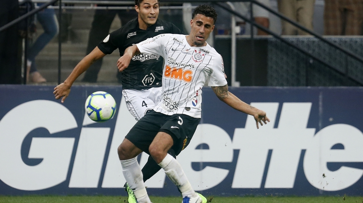 Marcinho.Corinthians x  Botafogo pelo Campeonato Brasileiro na Arena Corinthians. 18 de Agosto de 2018, Sao Paulo, SP, Brasil. Foto: Vitor Silva/Botafogo..Imagem protegida pela Lei do Direito Autoral Nº 9.610, DE 19 DE FEVEREIRO DE 1998. .