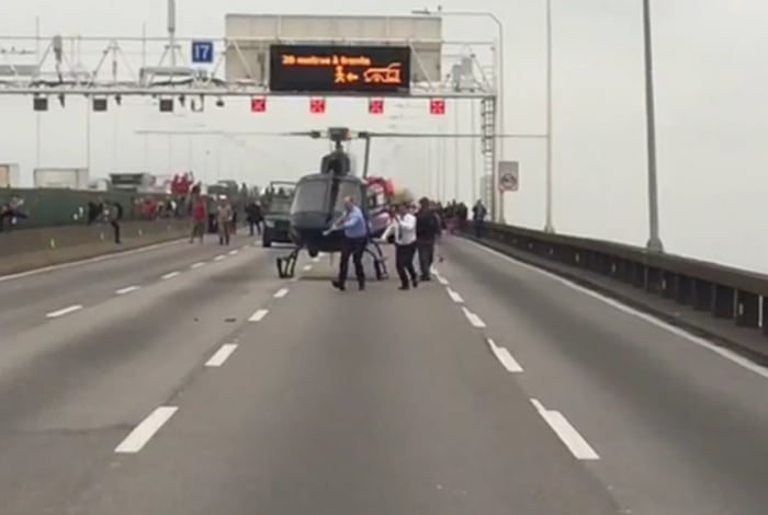 Governador comemora ação do Bope na Ponte Rio-Niterói