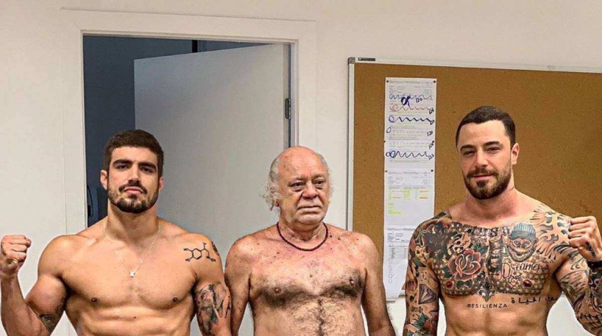 Caio Castro, Tonico Pereira e Felipe Titto