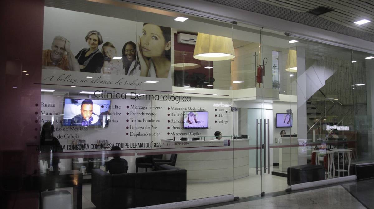 Rio,21/08/2019-DUQUE DE CAXIAS- Comercial; Caderno da Baixada,Shopping Unigranrio. Na foto, Instituto da pelle .Foto: ClÃ©ber Mendes/AgÃªncia O Dia