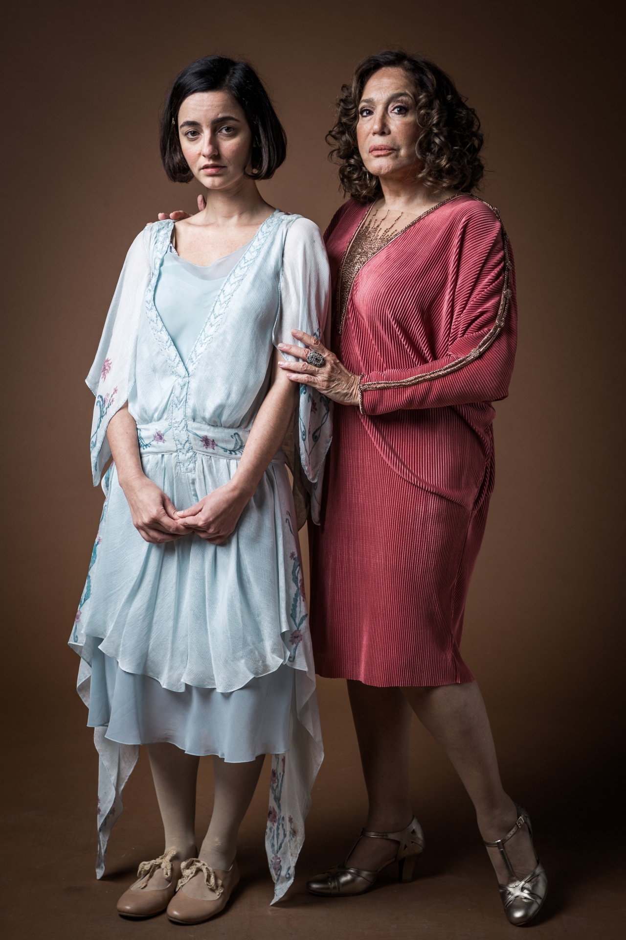 Emilia (Susana Vieira ) Justina (Julia Stockler)    - Globo/Raquel Cunha