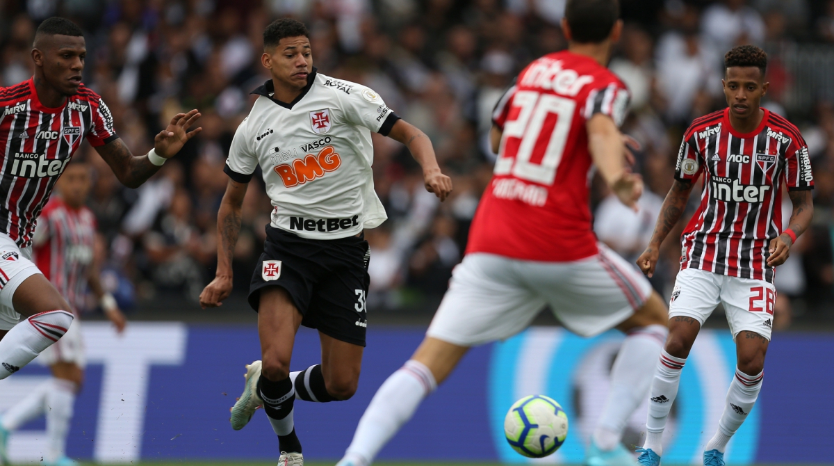 ATAQUE - Campeonato Brasileiro - 25 08 2019 - Vasco X Sao Paulo pela rodada 16. Foto: Daniel Castelo Branco - Agencia O Dia