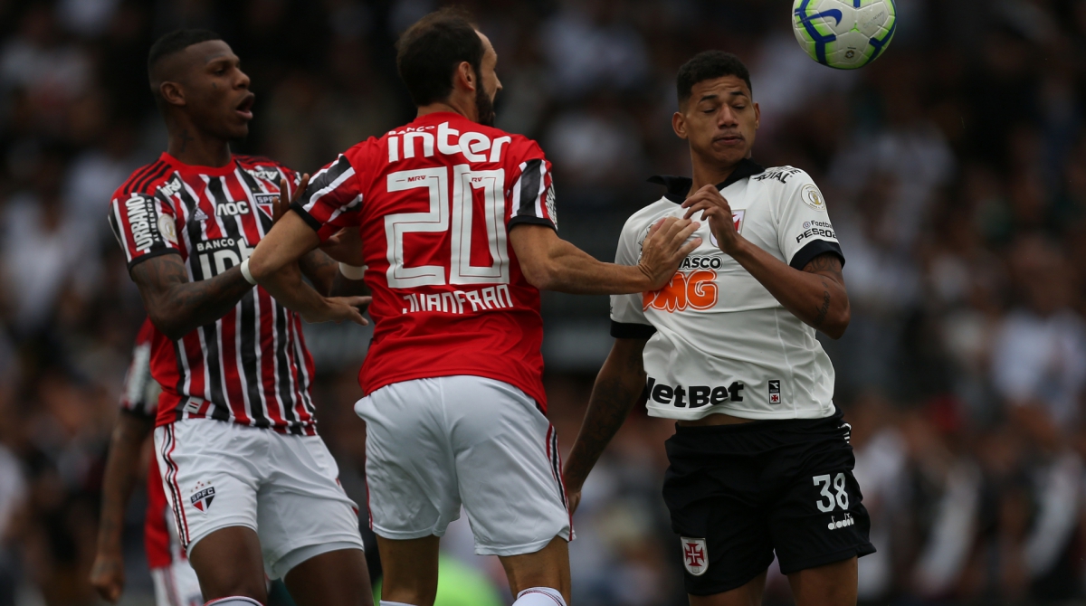 ATAQUE - Campeonato Brasileiro - 25 08 2019 - Vasco X Sao Paulo pela rodada 16. Foto: Daniel Castelo Branco - Agencia O Dia