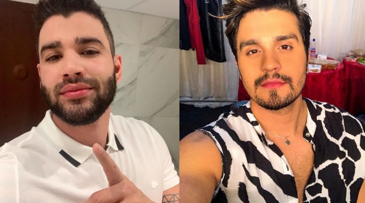 Gusttavo Lima e Luan Santana - Reprodução da internet