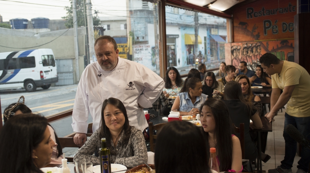Erick Jacquin no programa \'Pesadelo na Cozinha\', da Band