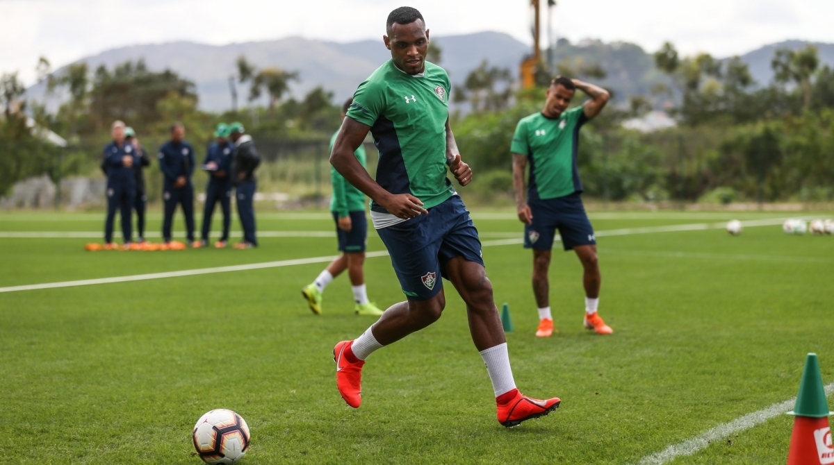 Digão voltou a trabalhar com o elenco do Fluminense -  LUCAS MERÇON / FLUMINENSE