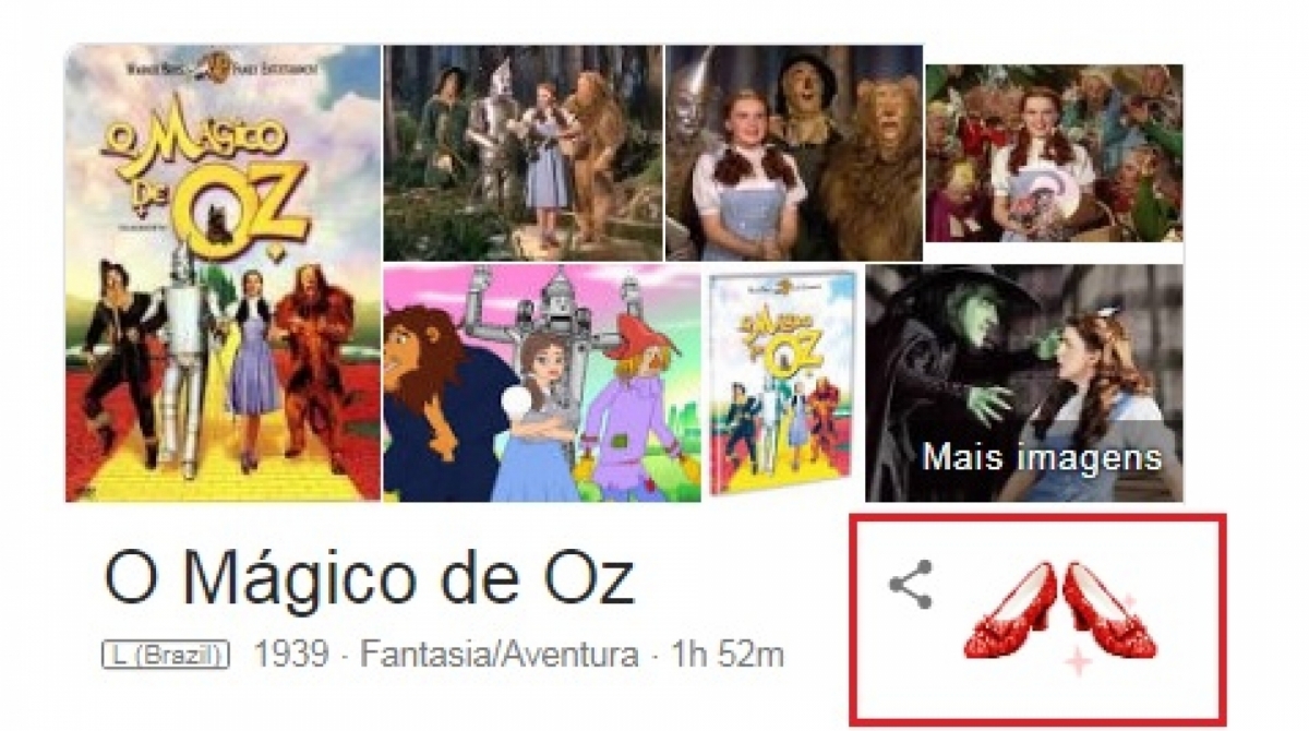 Ao completar 80 anos, Google faz homenagem ao filme 'O Mágico de Oz' 