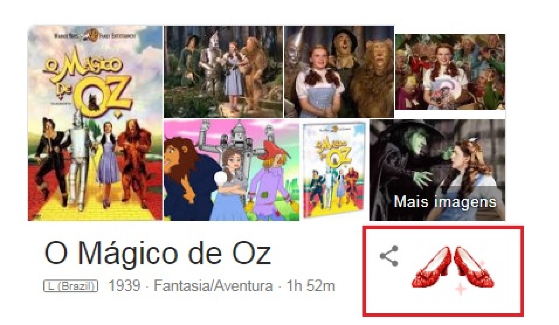 Filme 'O Mágico de Oz' completa 80 anos em setembro e Google antecipa homenagem