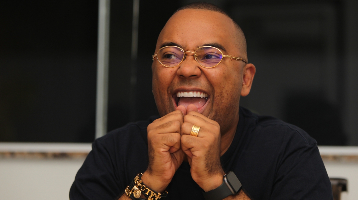 Rio de Janeiro 28/08/2019 - Jorge Arag&atilde;o e Dudu Nobre e outros tr&ecirc;s parceiros fazem samba enredo para Unidos da Tijuca. Foto: Luciano Belford/Agencia O Dia