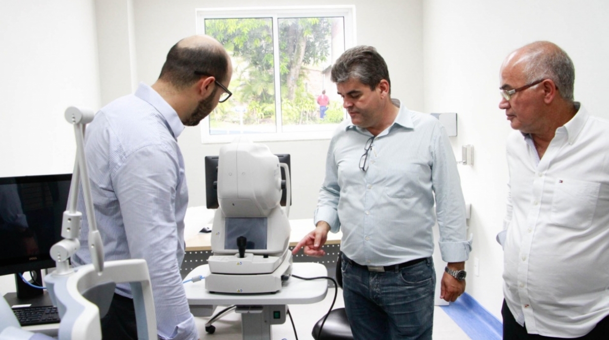  Washington Reis lembrou que o Hospital do Olho foi uma de suas prioridades desde que assumiu a prefeitura