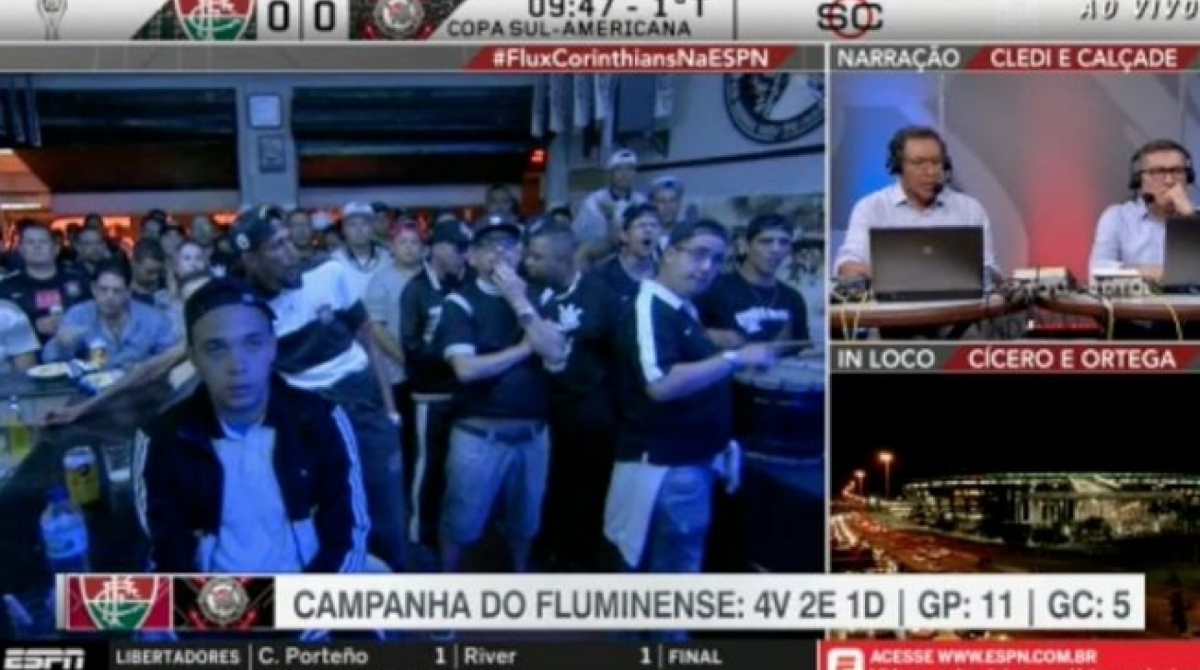 Transmissão da ESPN vira piada na Web - Reprodução