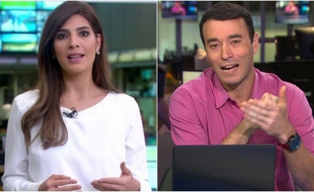 Crise? Andréia Sadi ameaça bloquear André Rizek nas redes sociais após zoação