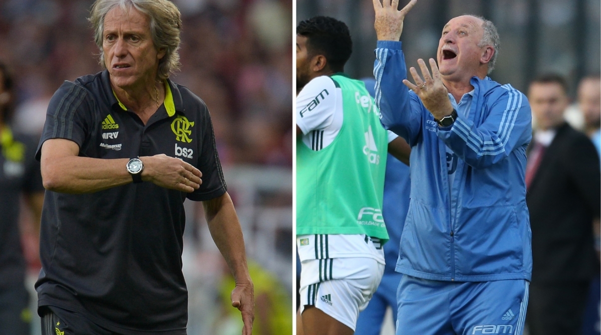 Treinadores de Flamengo e Palmeiras vão se enfrentar pela primeira vez, no duelo deste domingo - Foto: Montagem/ODia