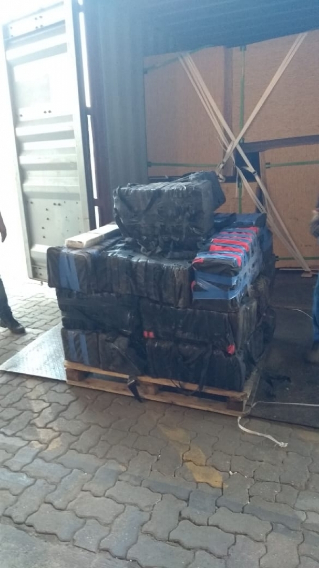 PF e Receita Federal encontraram mais de meia tonelada de cocaína em contêiner