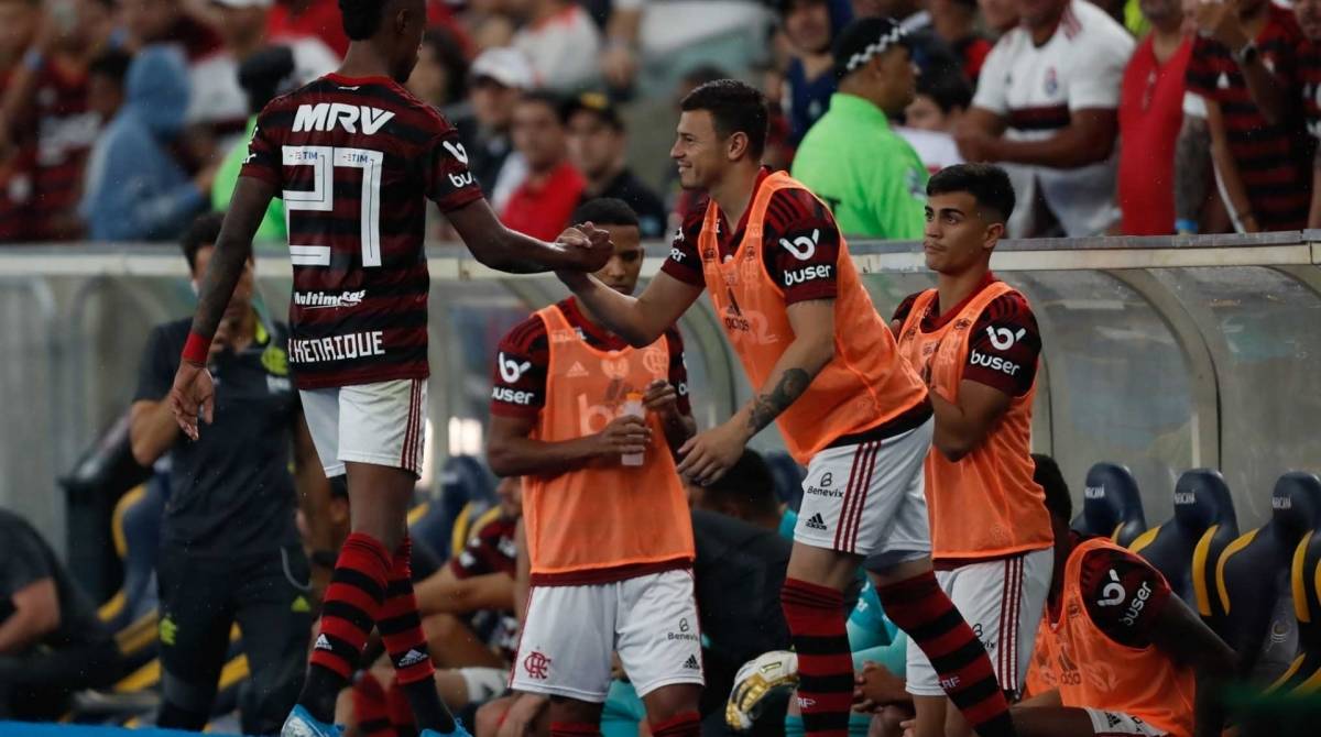 Rio, 01/09/2019, Campeonato Brasileiro jogo valido pela 17 rodada entre Flamengo x Palmeiras, Foto de Gilvan de Souza / Agencia O Dia